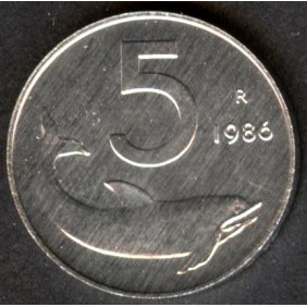 5 LIRE 1986