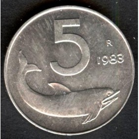 5 LIRE 1983
