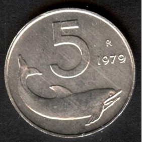 5 Lire 1979 FDC