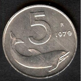 5 LIRE 1979