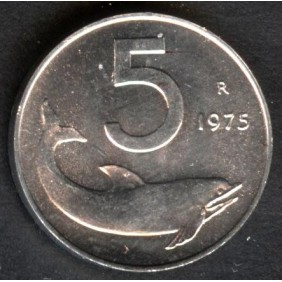 5 LIRE 1975