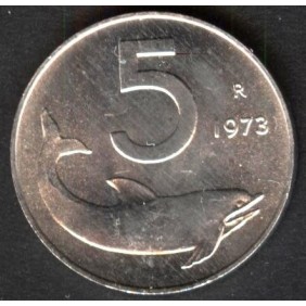 5 Lire 1973 FDC