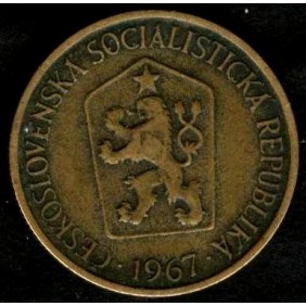 CZECHOSLOVAKIA 1 Koruna 1967