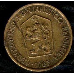 CZECHOSLOVAKIA 1 Koruna 1965