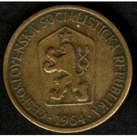 CZECHOSLOVAKIA 1 Koruna 1964