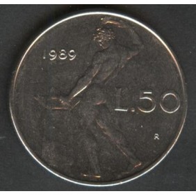 50 Lire 1989 FDC