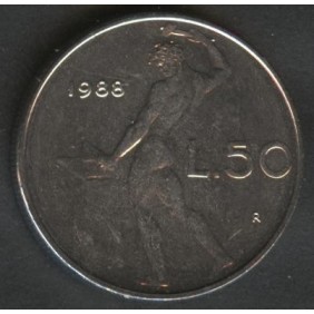 50 Lire 1988 FDC