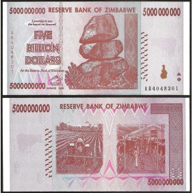 ZIMBABWE 5.000.000.000...