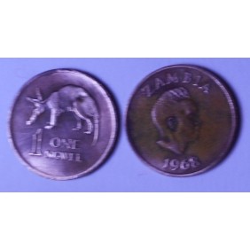 ZAMBIA 1 Ngwee 1968