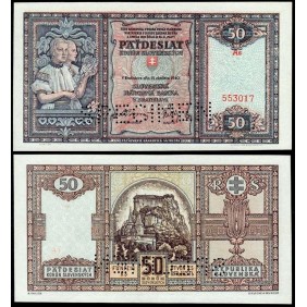 SLOVAKIA 50 Korun 1940...