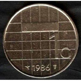 NETHERLANDS 1 Gulden 1986
