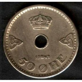 NORWAY 50 Ore 1947