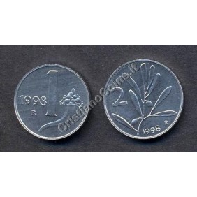 1 Lira + 2 Lire 1998