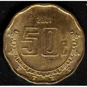 MEXICO 50 Centavos 2001
