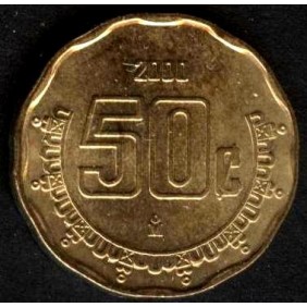 MEXICO 50 Centavos 2000