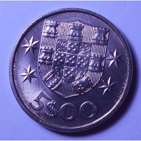 PORTUGAL 5 Escudos 1984