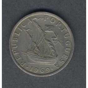 PORTUGAL 5 Escudos 1969