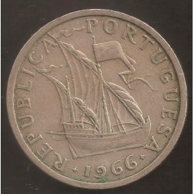 PORTUGAL 5 Escudos 1966