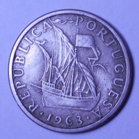 PORTUGAL 5 Escudos 1963