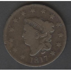USA 1 Cent 1817 Coronet