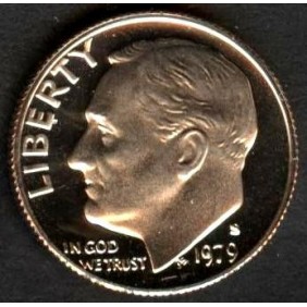 USA Roosevelt Dime 1979 S