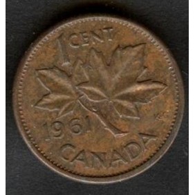 CANADA 1 Cent 1961