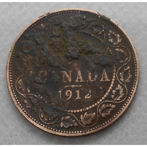 CANADA 1 Cent 1912