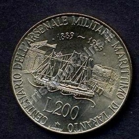 200 Lire 1989 Arsenale...