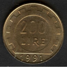 200 Lire 1991