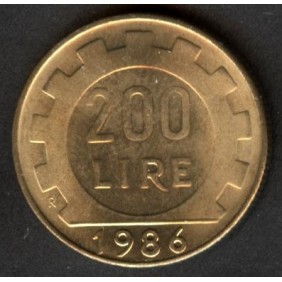 200 Lire 1986 FDC