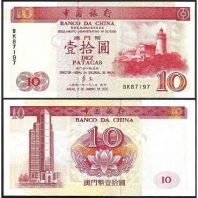 MACAO 10 Patacas 2001