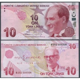 TURKEY 10 Lira 2009 (2012)