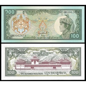 BHUTAN 100 Ngultrum 1992