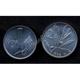 1 Lira + 2 Lire 1996