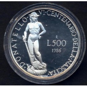 500 Lire 1986 DONATELLO AG...