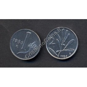 1 Lira + 2 Lire 1986 FDC