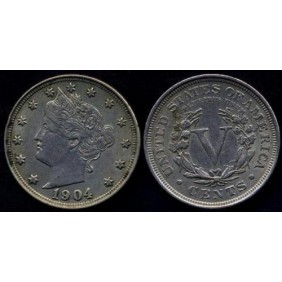 USA Liberty Nickel 5 Cents...