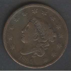 USA 1 Cent 1835 Coronet