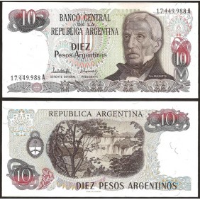 ARGENTINA 10 Pesos 1983