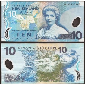 NEW ZEALAND 10 Dollars 2007...