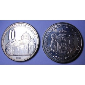 SERBIA 10 Dinara 2006