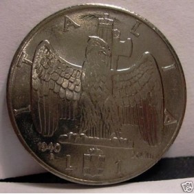 1 Lira 1940 M. FDC