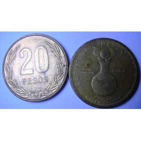 COLOMBIA 20 Pesos 1984