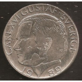 SWEDEN 1 Krona 1989