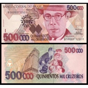 BRAZIL 500 Cruzeiros Reais...