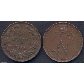 FINLAND 10 Pennia 1916