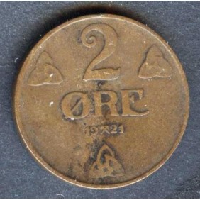 NORWAY 2 Ore 1921