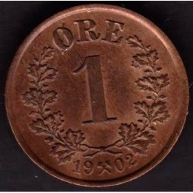 NORWAY 1 Ore 1902