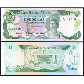 BELIZE 1 Dollar 1987