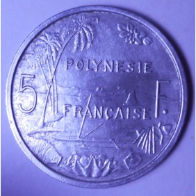 FRENCH POLYNESIA 5 Francs 1965